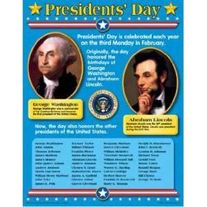  Chart Presidents Day K 4 Arts, Crafts & Sewing