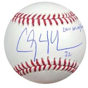   Signed MLB Baseball 2011 NL CY Young TriStar Holo Sports Collectibles