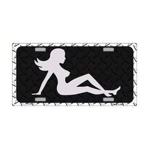 TRUCKERS MUD FLAP GIRL LICENSE PLATE plates tag tags auto vehicle car 