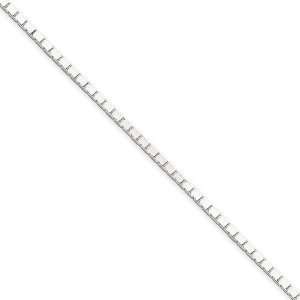  Sterling Silver 1.5mm Mirror Box Chain Length 30 Jewelry