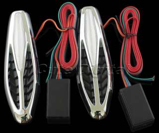 2Pcs DC 12V Direction Indicator LED Lamp Steering White Light  