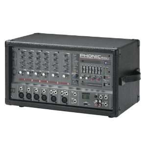  Phonic Powerpod 620 R 200W 6 Channel Powered Mixer with 
