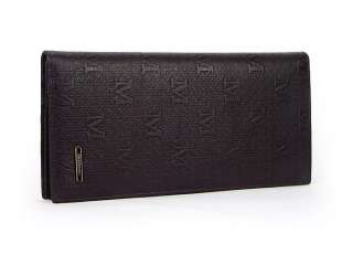   high quality genuine leather long Wallet M alligator logo purse  