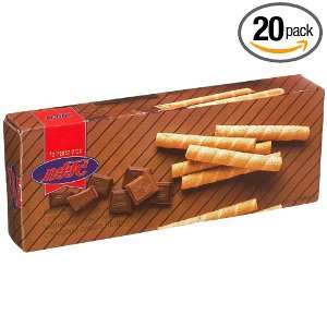 Oxygen Haagavia Wafer Rolls filled with Chocolate Cream, 3.52 Ounce 