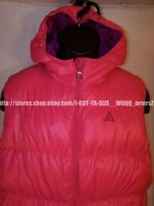 WOMENS NIKE ACG EXPEDITION DOWN VEST WOMENS LARGE  