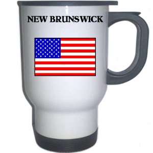  US Flag   New Brunswick, New Jersey (NJ) White Stainless 