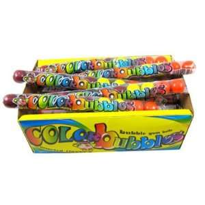 Color Bubbles Gum Balls, 24 count  Grocery & Gourmet Food