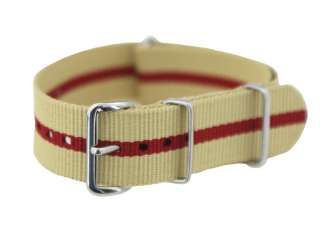 20MM STRIPPED nato Watch Band Strap SEIKO fits ALL  