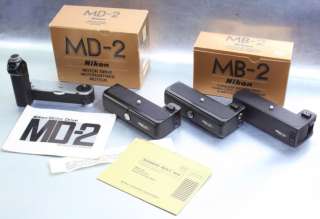Nikon MD 2 Motor Drive+MB 1 (Dial)+MB 1 (Light)+MB 2 Pack+Box++F2/F2AS 
