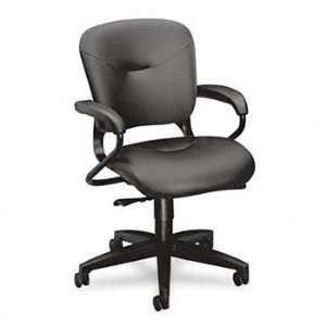  Hon  4700 Series Mobius Task Seating Mid Back Leather 