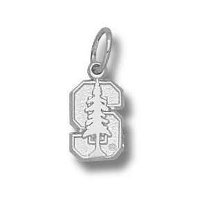  Stanford Cardinal Sterling Silver S Tree 1/4 Pendant 