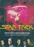 STAR TREK THE MOTION PICTURE 1979 TOPPS TRADING CARD BOX  