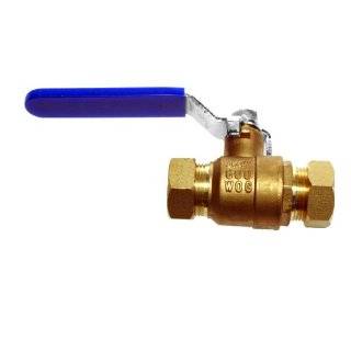 Aviditi 11094 Brass Ball Valve with Compression Ends, 3/4 Inch, 2 Pack 