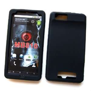  Smooth Black Skin Case for Motorola DROID X MB810 & Droid 