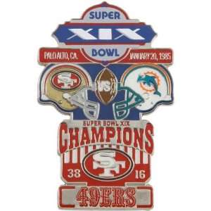   San Francisco 49ers Super Bowl XIX Collectors Pin