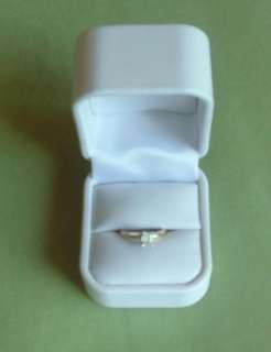 14K Gold Diamond Emerald Cut Engagement Ring .65 Carat VS2 Clarity 