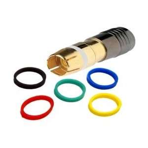   Connector With Color Identification Bands   RG 59 Musical Instruments
