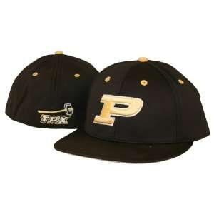  Purdue University Boilermakers TPX Flat Bill Fitted Hat 