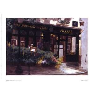Small Hotel, Paris by George Botich 8x6  Kitchen 