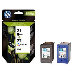 Buy HP 21 / HP 22 Printer Ink Cartridge   Black & Tri colour Multipack 