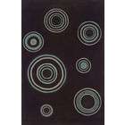 Linon Home Decor Products 8 x 10 Area Rug Circles Pattern in 