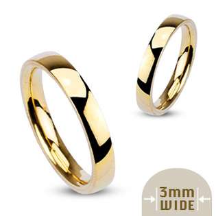   Glossy Mirror Polished Traditional Wedding Band Ring Sizes 4.5 7, 7
