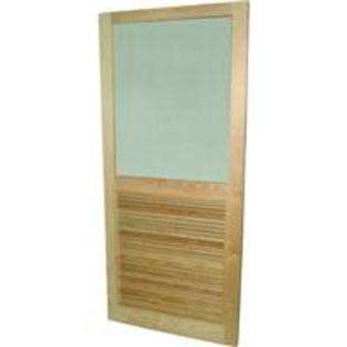 Wood Prod Manufacturers Louvered Wood Screen Door By Wood Prod 