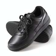   Grip Mens Slip Resistant Athletic Work Shoes #2010 Black 