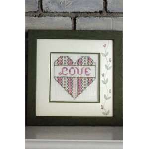  Love Heart   Cross Stitch Pattern Arts, Crafts & Sewing