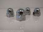 VINTAGE CHROME ACORN NUT FASTENERS 3/4 HEX 5/16 24TH PACK OF 4 NUTS 