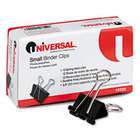 Universal UNV10200   Small Binder Clips, Steel Wire, 3/8 Capacity, 3/4 