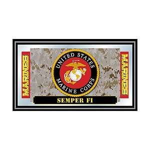  United States Marine Corp Logo Framed Mirror Sports 