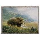 Simply Home Autumn Ascent Grizzly Bear By Micheal Budden Tapestry 