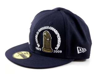 New Era Yankees 2009 27 Trophies Blue Fitted Hat Men  