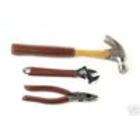 Swing Ltd Executive Tool Set Brown Leather Hammer, Wrench, Pliers