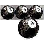 Novelty Golf Balls 8 Ball Pool Billiards Golf Ball Great Gift Item NEW