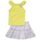 Carter’s® Carters Girls Infant Tank Skirt Set Lime/Animal Print