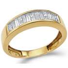    Diamond Wedding Ring 14k Yellow Gold Anniversary Band (0.50 CTW