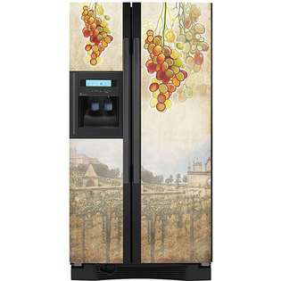 Appliance Art 11106_DISC Appliance Art Tuscan Grapes Refrigerator 