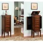 Nathan Direct Elite 6 Drawer Jewelry Armoire   Coffee   40.63H x 15 
