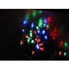   60 LED Multi Color 8 Function Wide Angle Christmas Lights   Green Wire