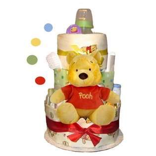 Tumbleweed Babies 1080033DS Winnie The Pooh Diaper Cake 3 Tier at 