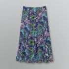 Notations Womens Plus Floral Gored Skirt