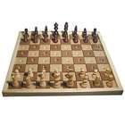 Da Vinci 14.5 Wooden 3 in 1 Checkers, Chess And Backgammon Game Set