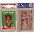Sports Memorabilia Hank Aaron 1968 Topps Baseball Card