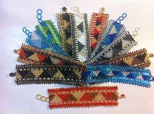 Hand Beaded and Woven Bracelets hand crafted Made in Guatemala  