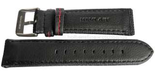  ® Red & Black Hadley Roma Water Resistant Watch Band Strap  