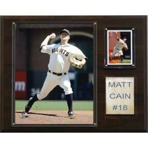 San Francisco Giants Matt Cain 12x15 Player Plaque  