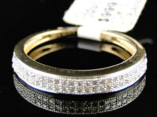 10k LADIES DIAMOND ANNIVERSARY WEDDING BAND RING 1/4 CT  