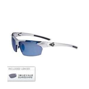  Tifosi Jet Single Lens Sunglasses   Metallic Silver 